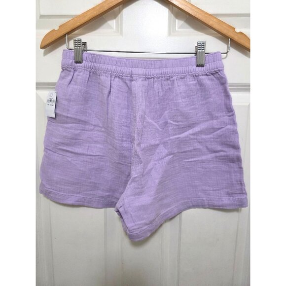 NWT Gap Kids Lavender Pull-On Shorts XXL 14-16 Cotton Blend Elastic Waistband - Picture 3 of 7